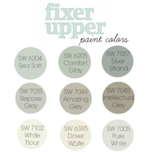 Fixer Upper Paint Colors